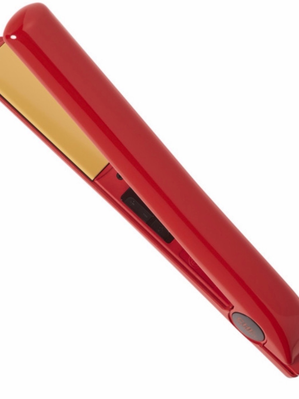 Red Ceramic Flat Iron Hair Straightener - Unbranded
